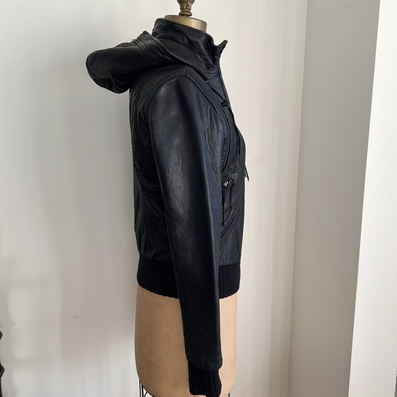 Vintage Leather Bomber Aviator Jacket - Picture 11 of 16